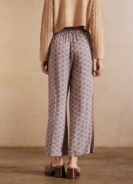 Calças estampado geométrico GF.Ragna