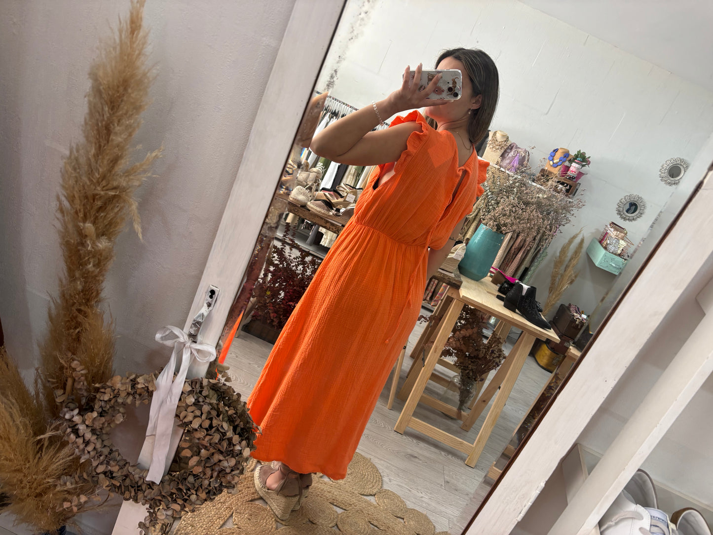Vestido algodão lima