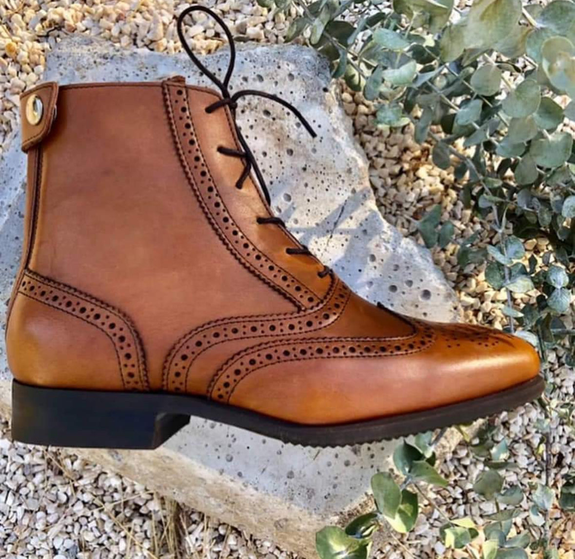 Botins pretos Grace Kelly (por encomenda)