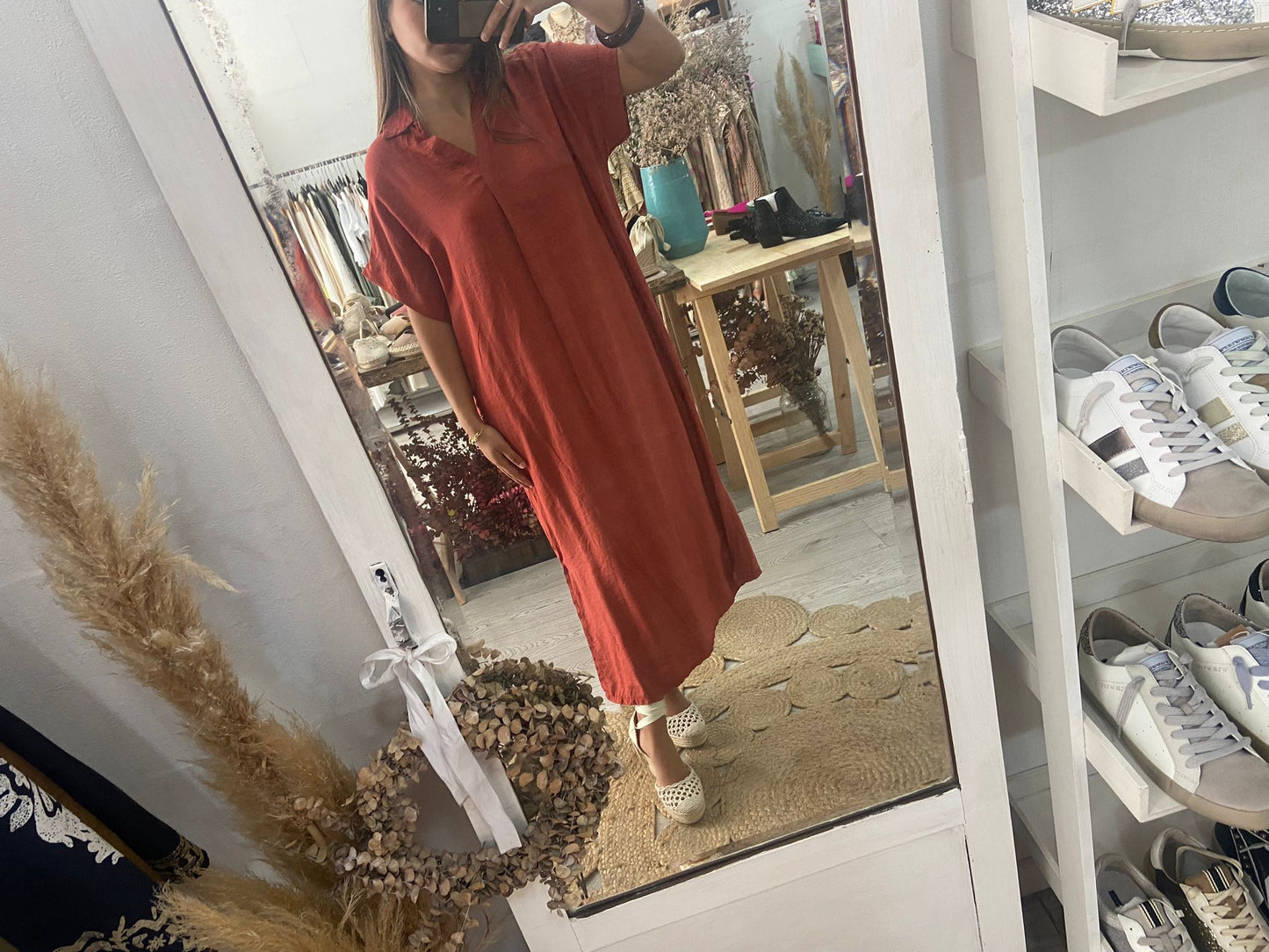 Vestido Kaftan branco