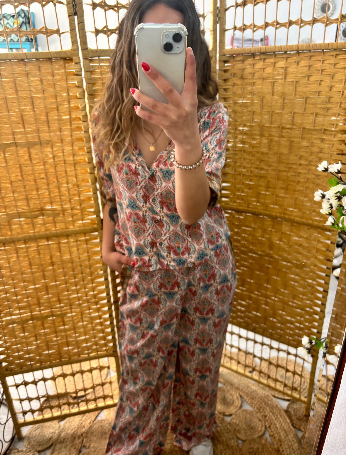 Camisa de manga corta con estampado paisley GF.kanak