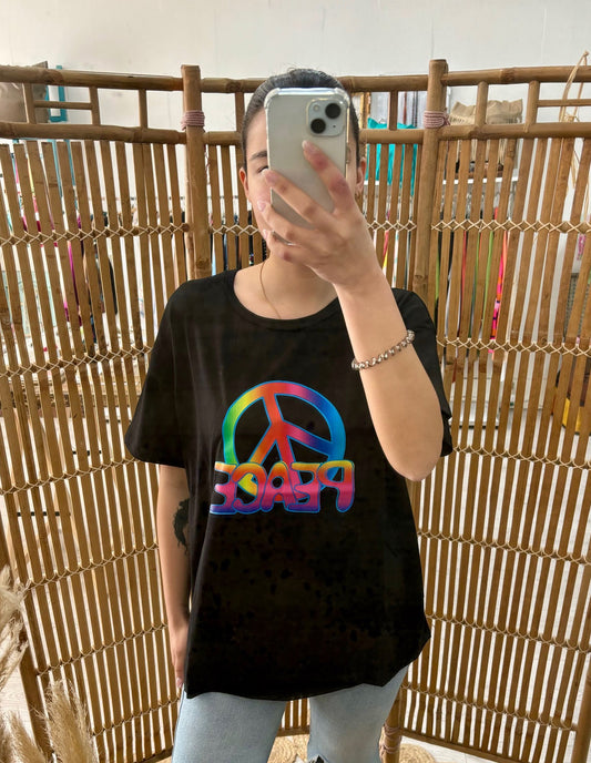 Tshirt branca ‘Peace’