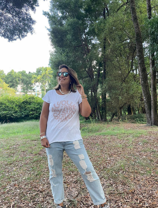 Tshirt branca You are my sunshine