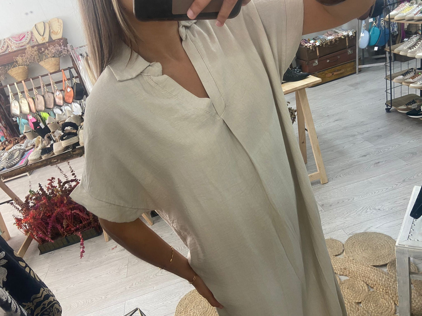 Vestido Kaftan branco