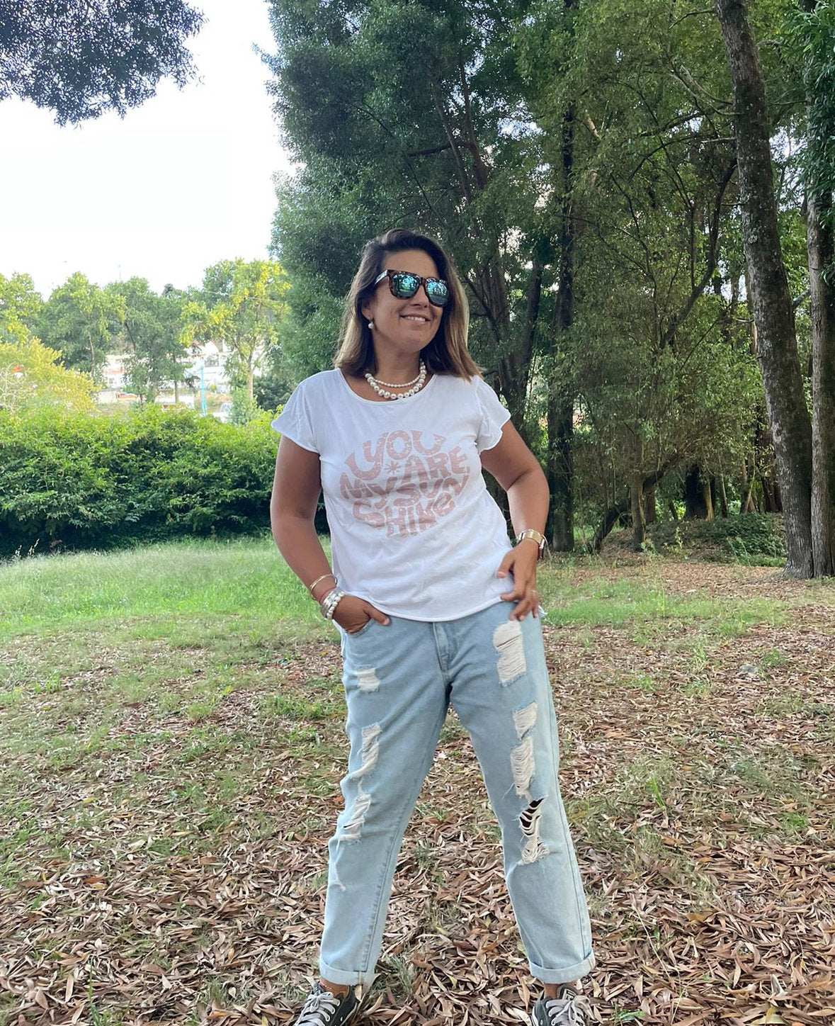 Tshirt branca You are my sunshine