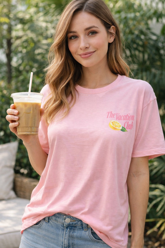 Tshirt branca The Vacation Club