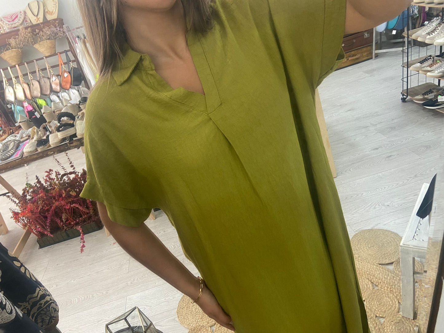 Vestido Kaftan branco