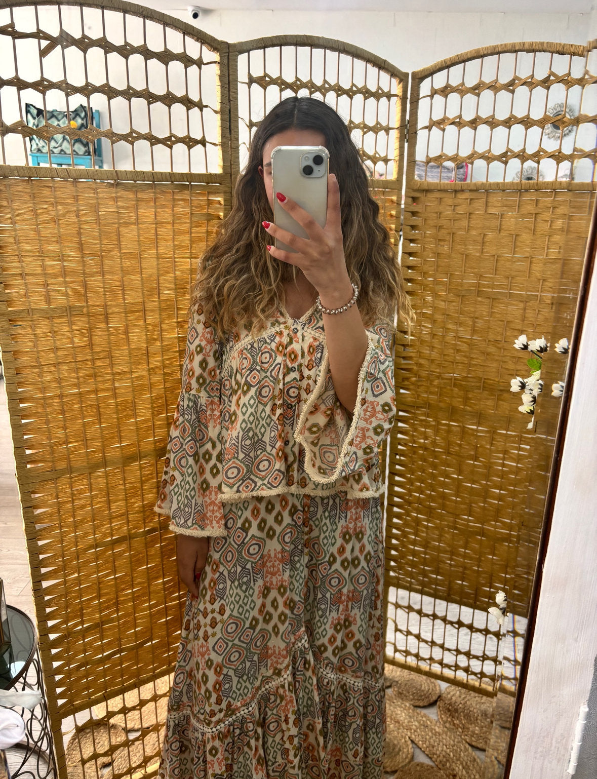 Túnica estampado geométrico GF.Soka