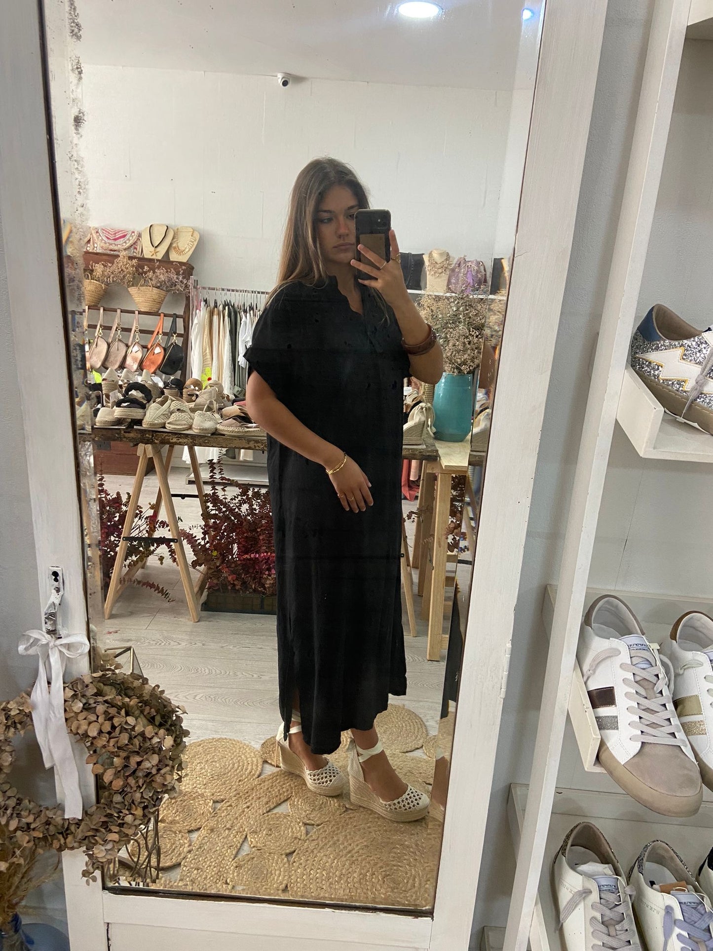 Vestido Kaftan branco