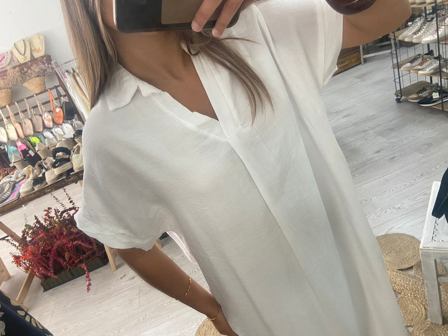 Vestido Kaftan branco