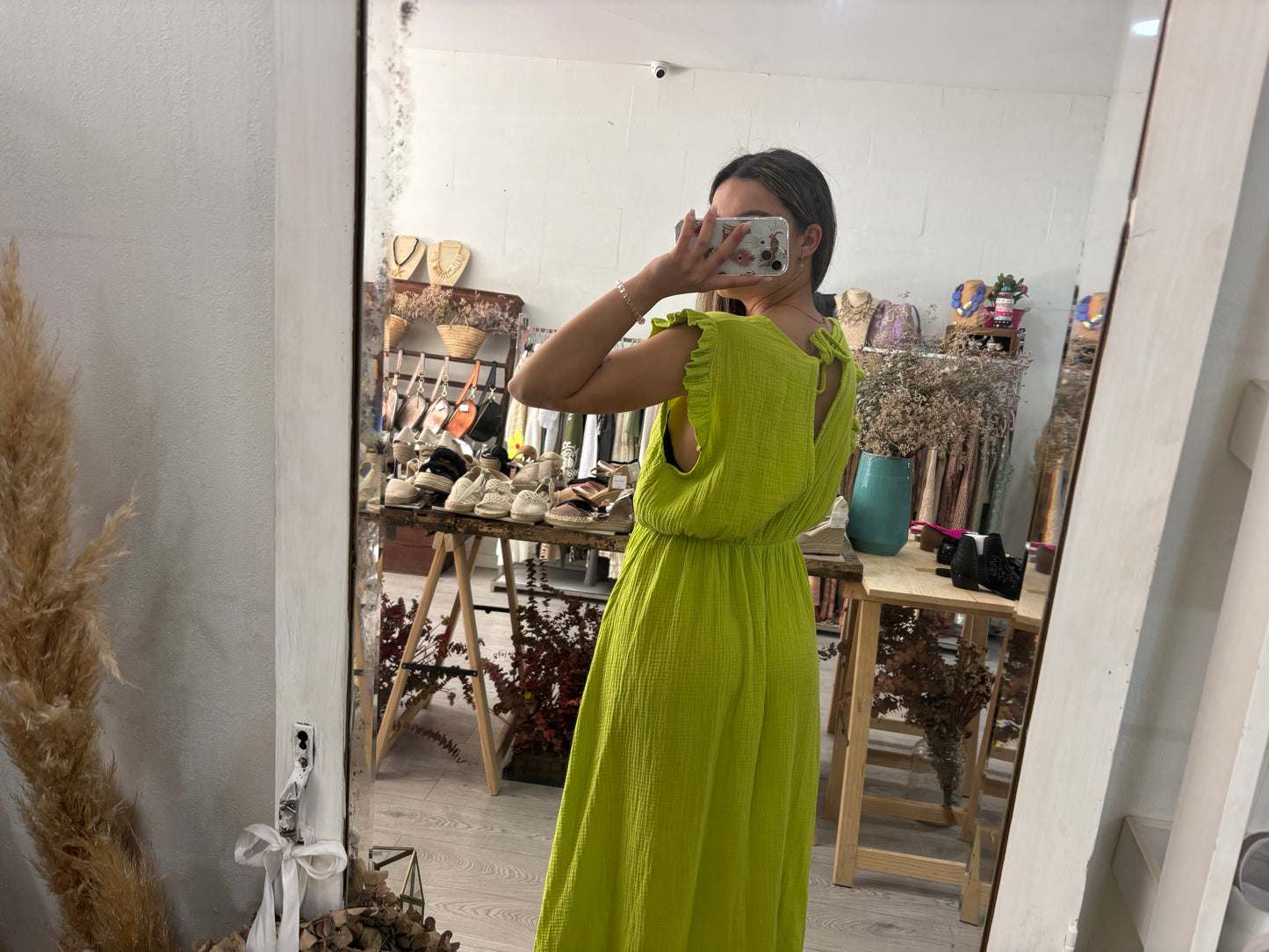 Vestido algodão lima