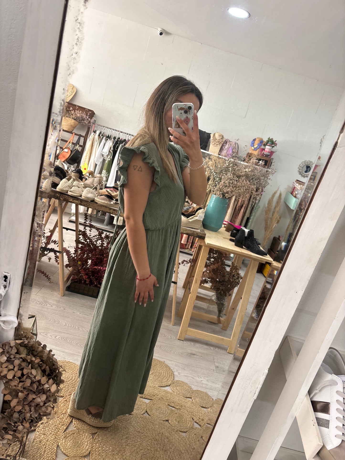 Vestido algodão lima