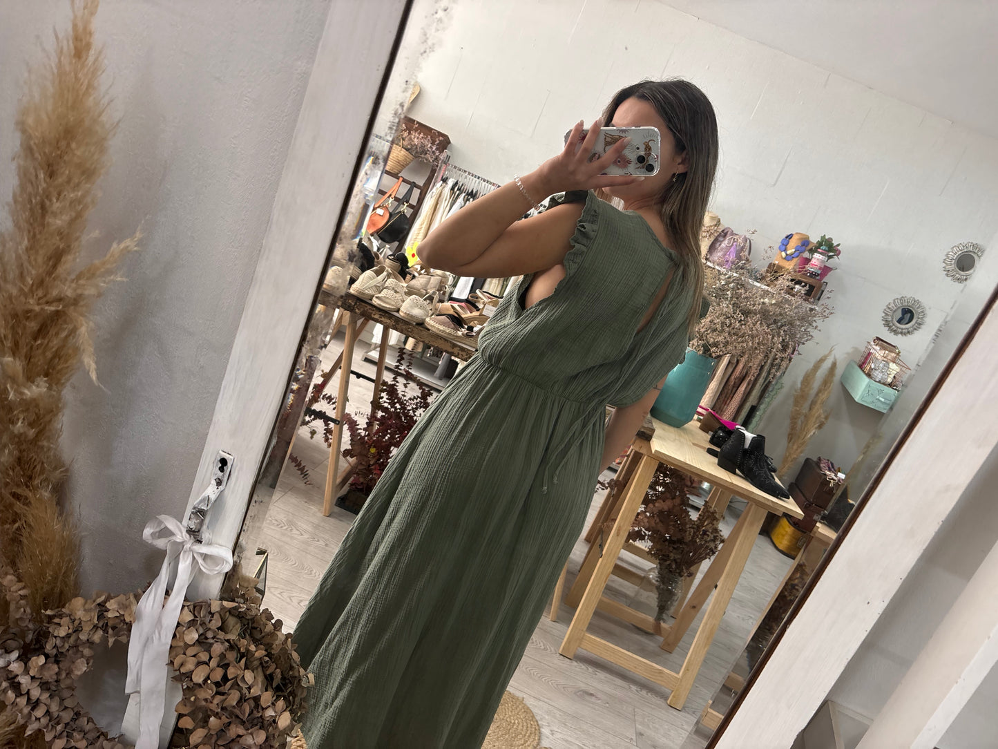 Vestido algodão lima