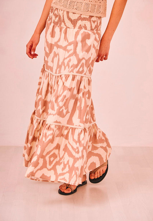 Saia marfim estampada HJ.Seely