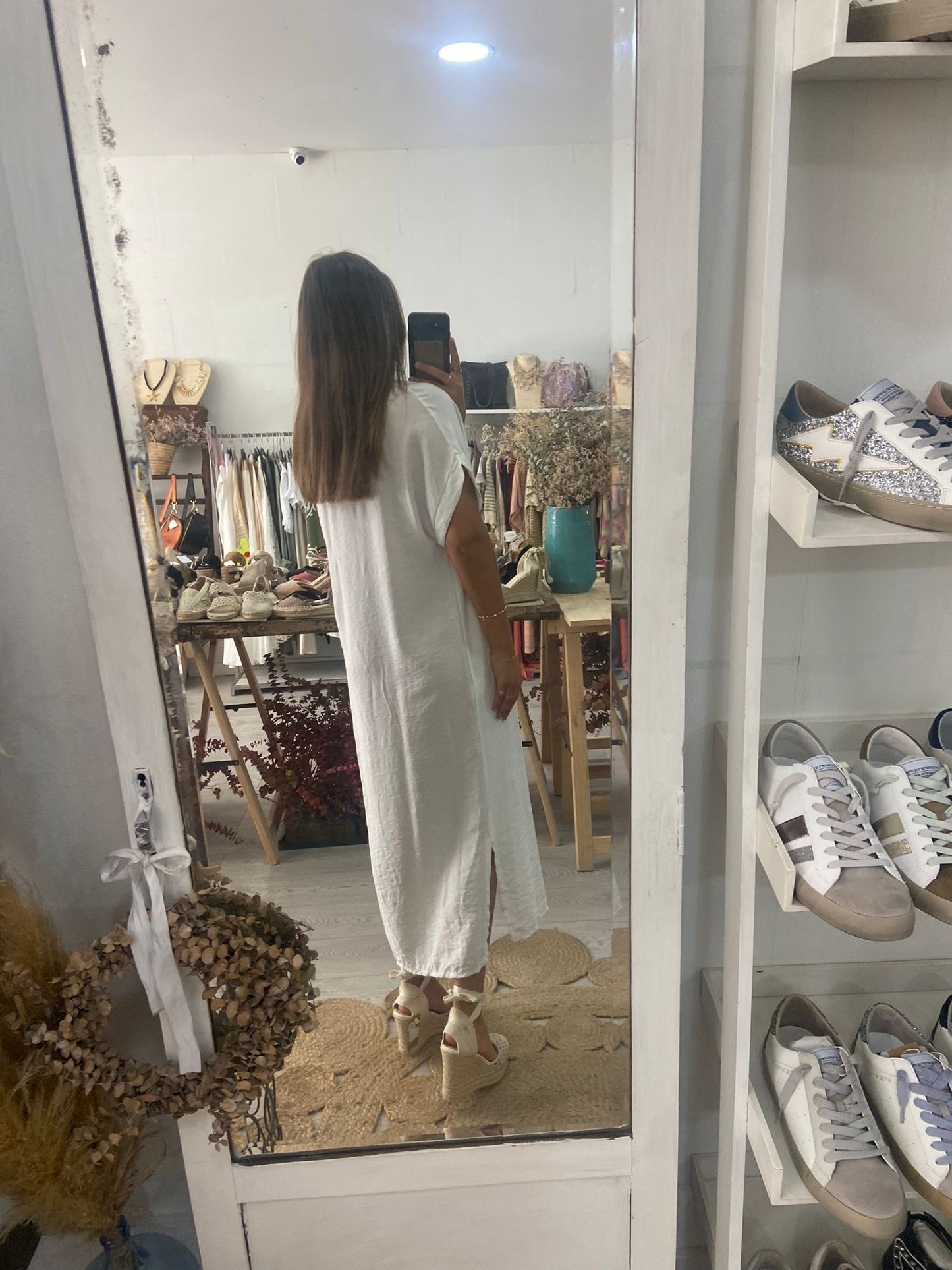 Vestido Kaftan branco