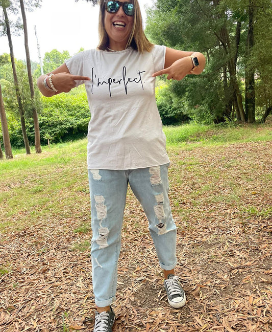 Tshirt bege I’mperfect