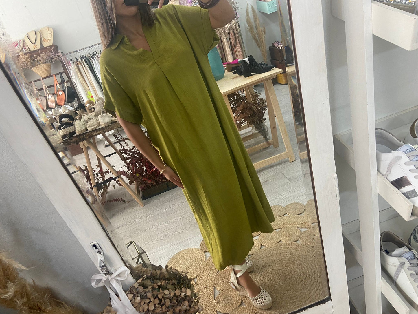 Vestido Kaftan branco