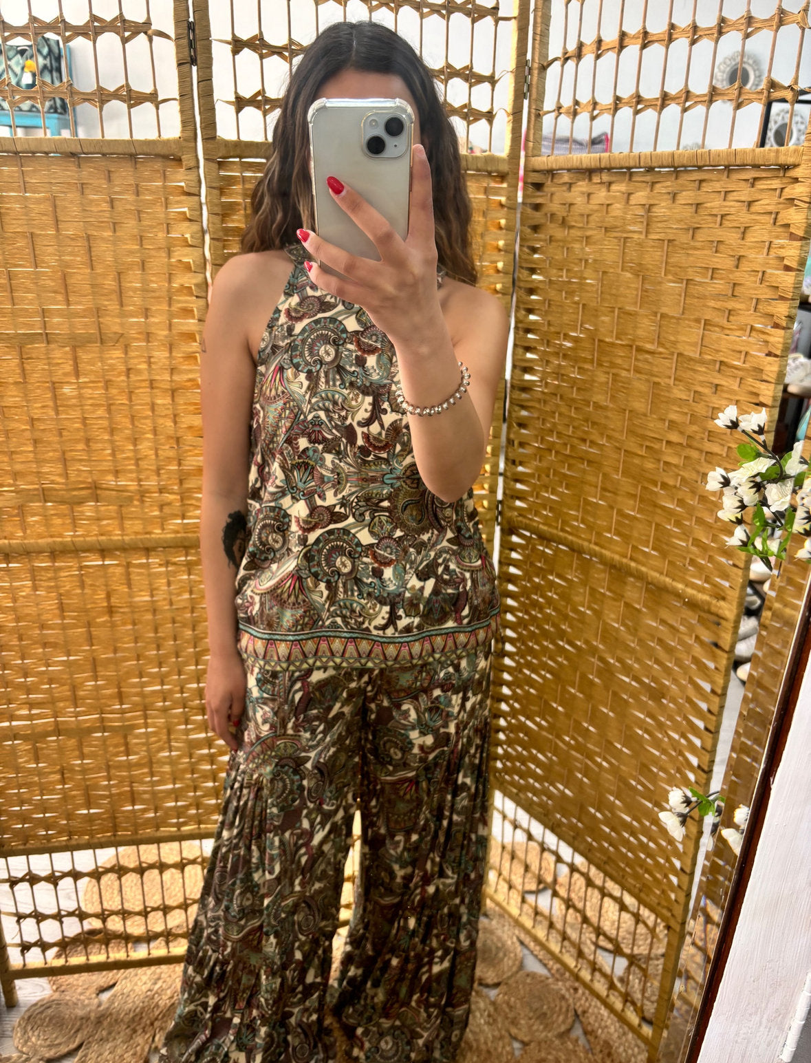 Top estampado paisley GF.Konen