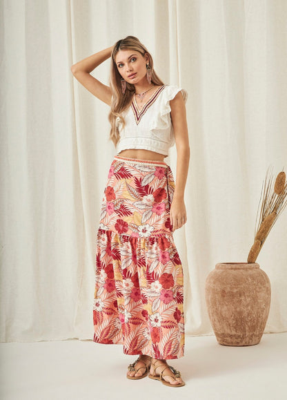 Top alças floral print NI.Jamaica