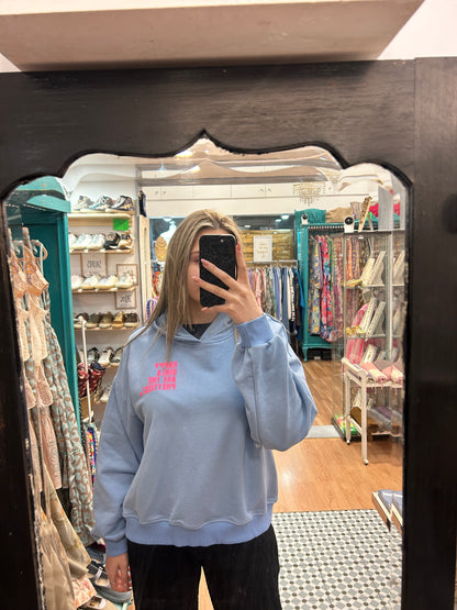 Sweat rosa “Happy Girls are the prettiest”
