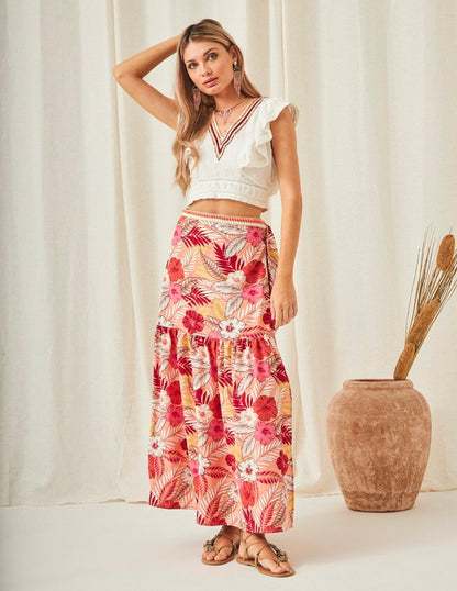 Saia floral print NI.Jai