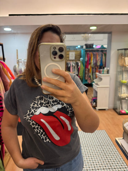 The Rolling Stones white t-shirt