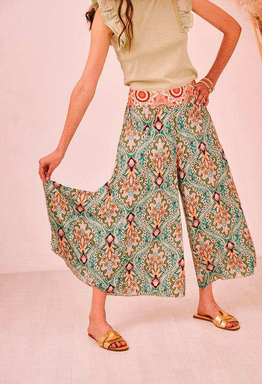 Pantalonas estampado étnico GF.kapak