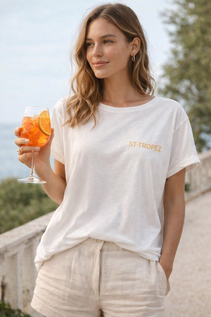 Camisola branca ST-TROPEZ