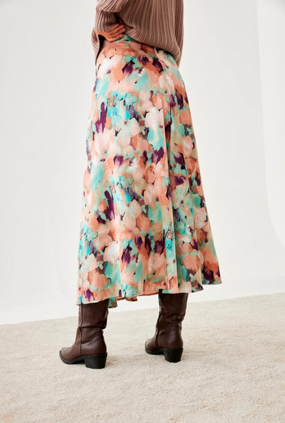 Saia estampado pincelado FF.Estela