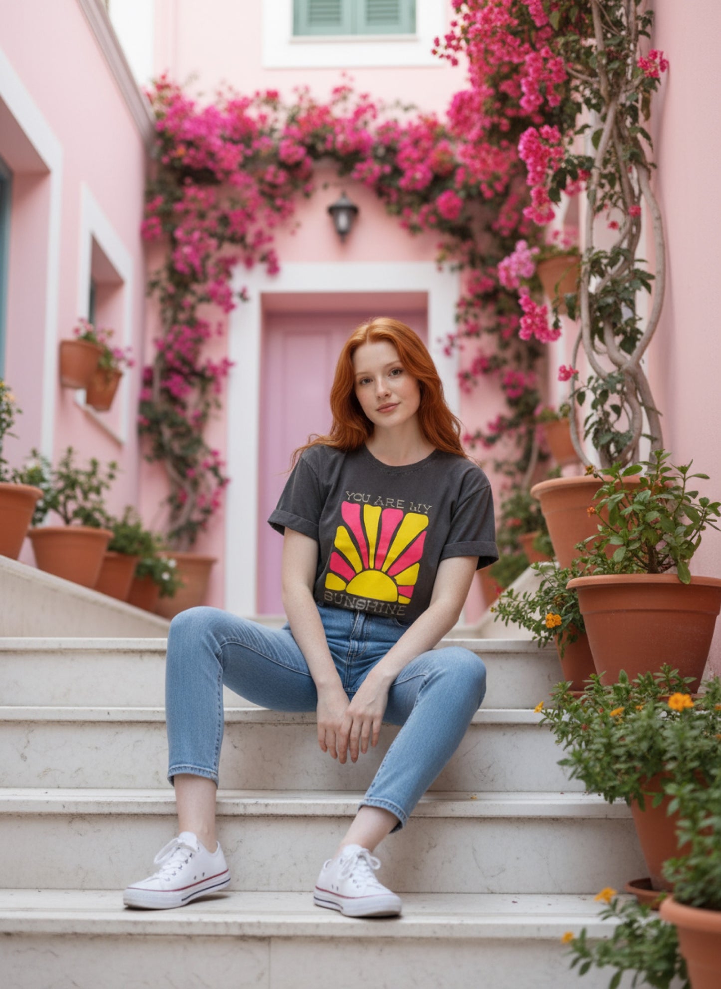 Tshirt cinza YOU ARE MY SUNSHINE