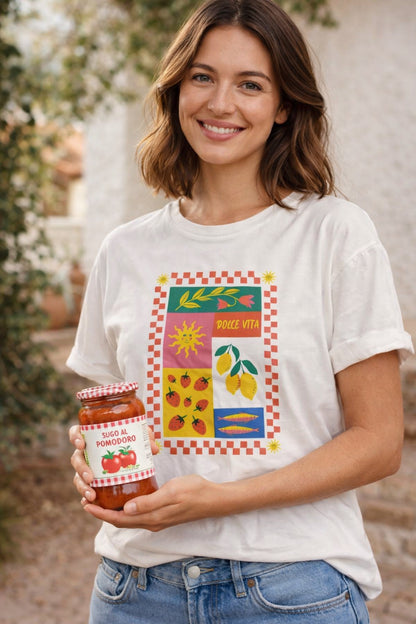 Tshirt branca com estampado