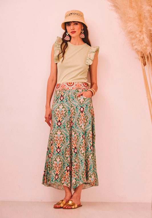 Pantalonas estampado étnico GF.kapak
