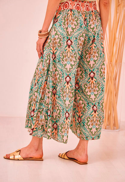 Pantalonas estampado étnico GF.kapak