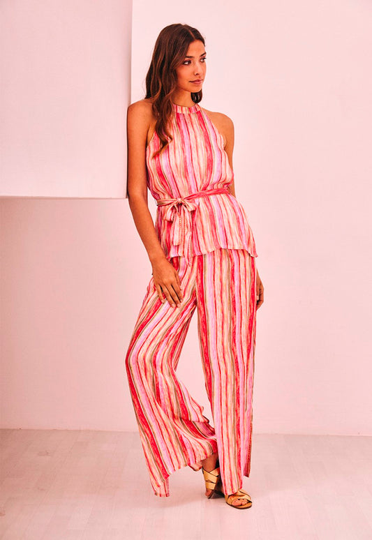 Top halter estampado colorido Cs.Uman