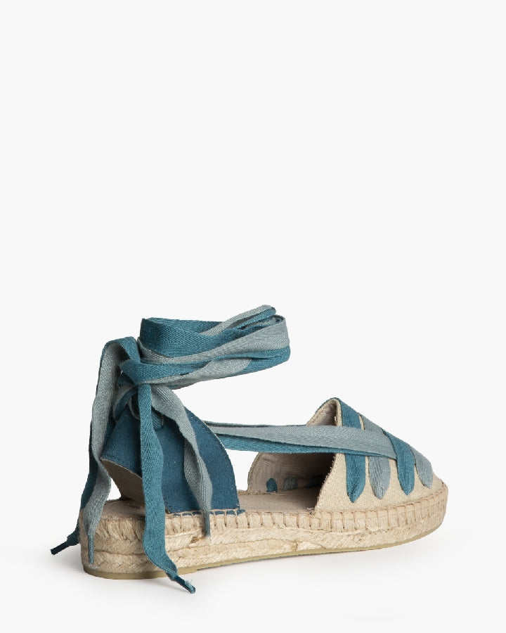 Alpercata turquesa rasa entrançada