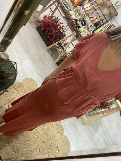 Conjunto top e saia esmeralda