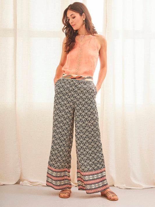 Pantalones fluidos estampados CS.Emis