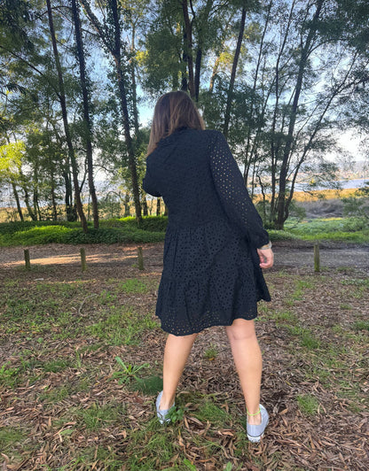 Vestido bordado inglês branco