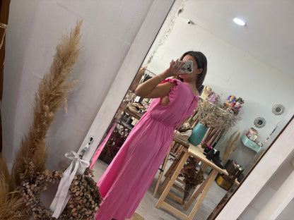 Vestido algodão lima