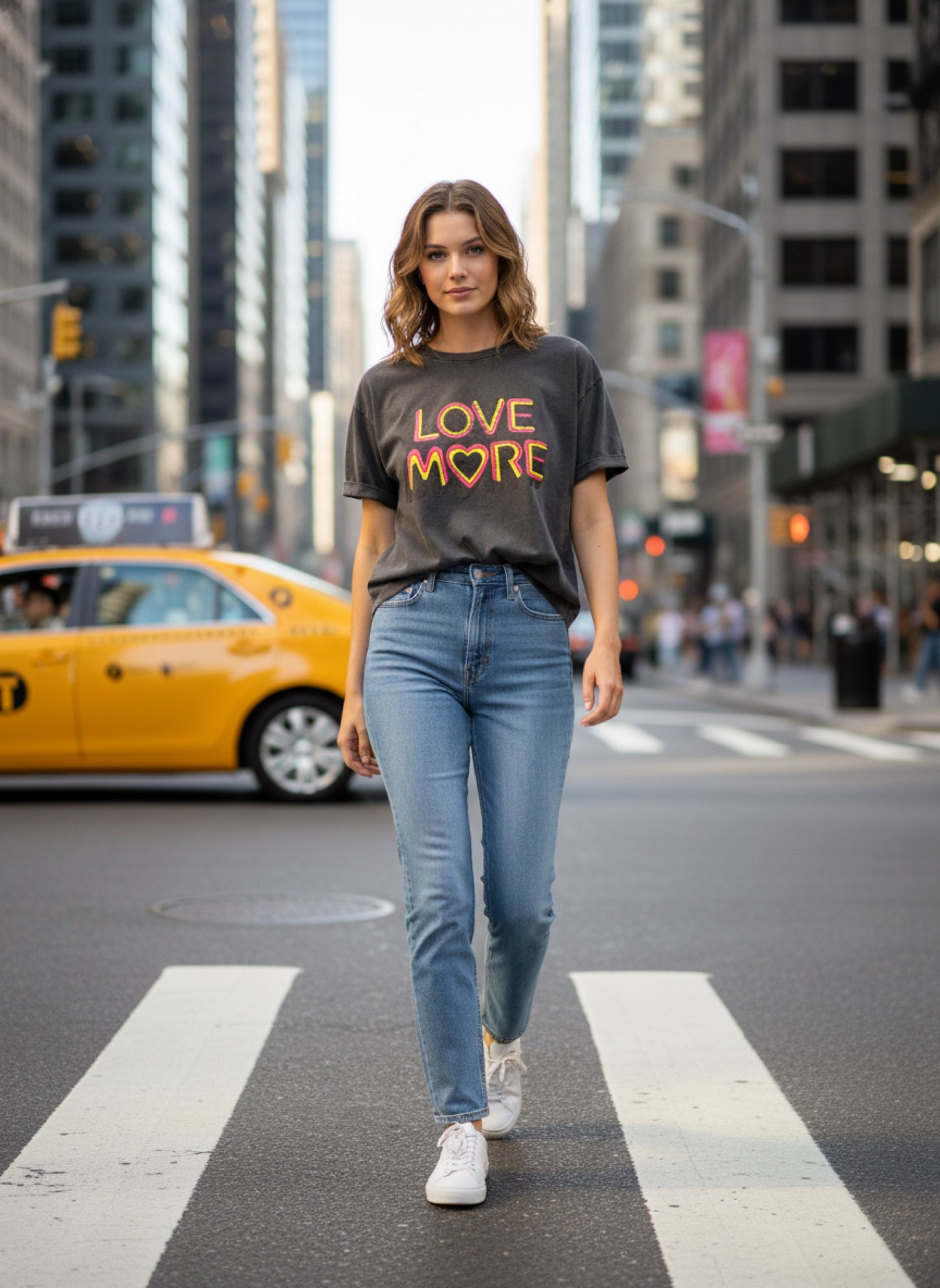 Tshirt cinza LOVE MORE