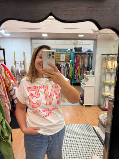 Camiseta N5 Cannes Cote D'Azul París blanca