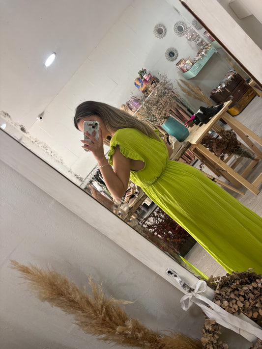 Vestido algodão lima