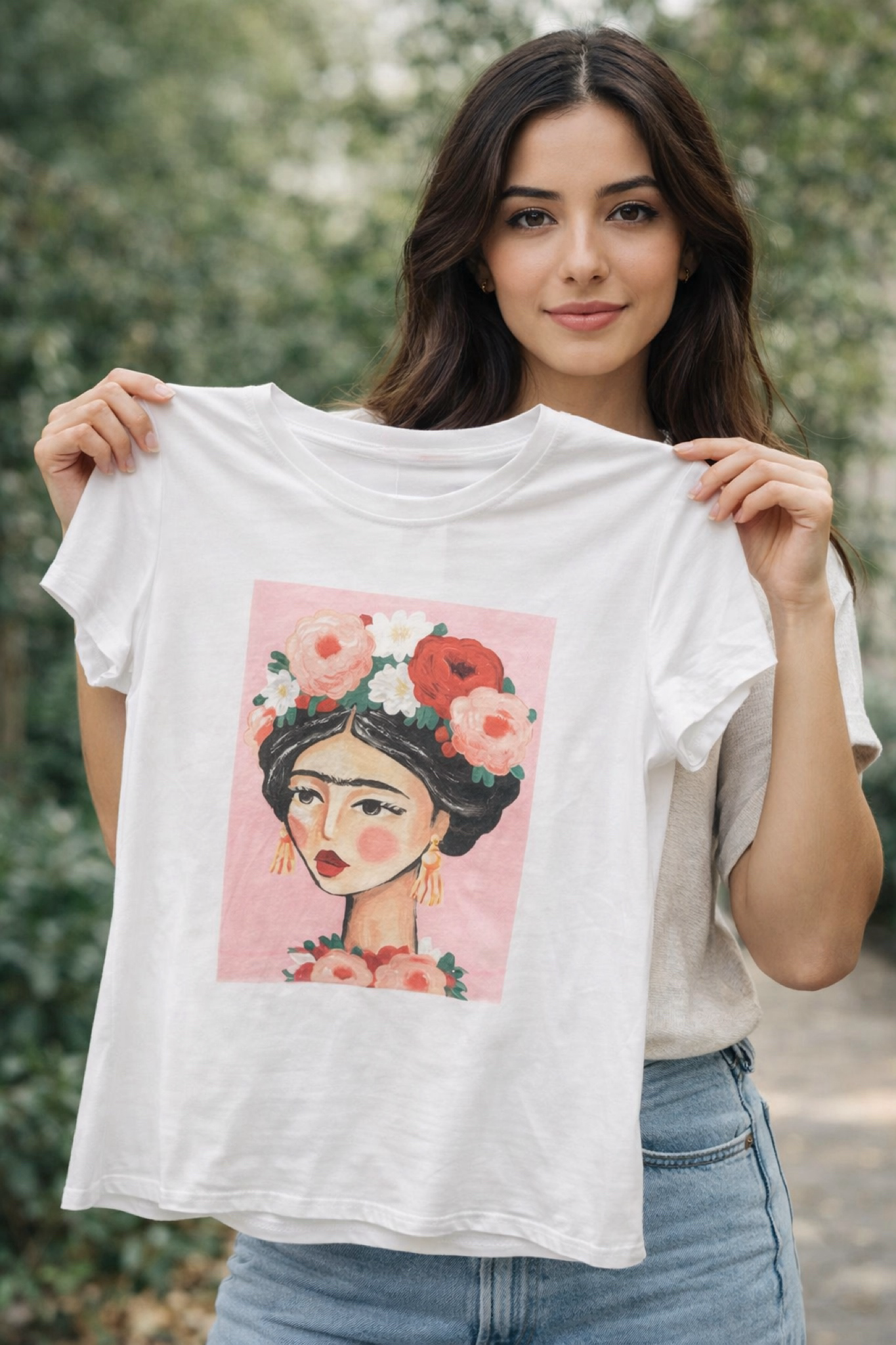 Tshirt branca FRIDA