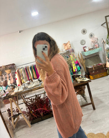 Casaco de malha verde