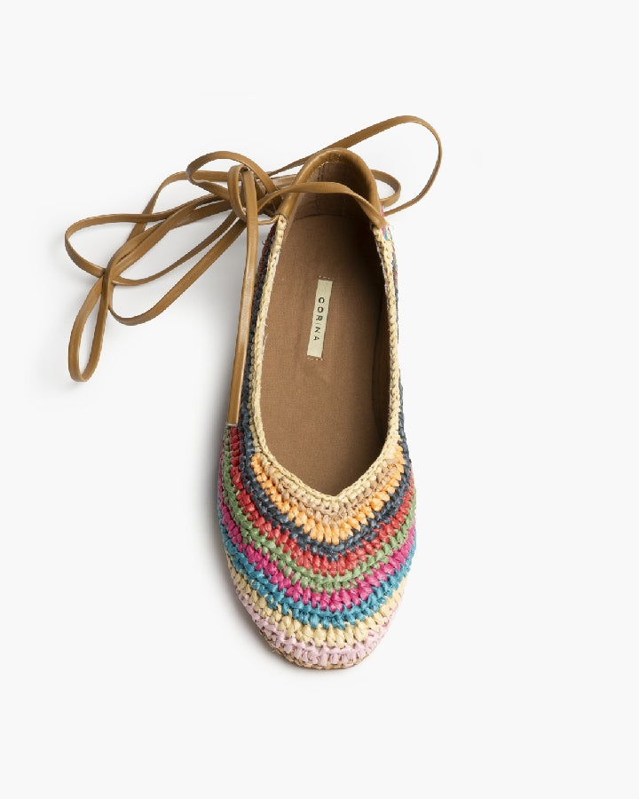 Bailarina multicolor entrançada